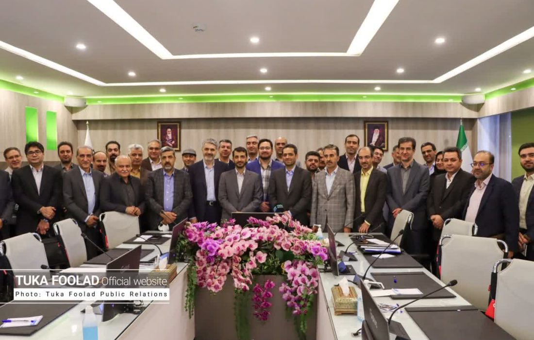 دیدار نوروزی گروه سرمایه‌گذاری «توکافولاد» با مدیرعامل فولاد مبارکه