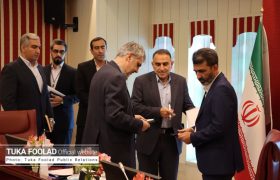 دیدار مدیرعامل گروه سرمایه‌گذاری توکافولاد با رئیس جدید اتاق بازرگانی اصفهان