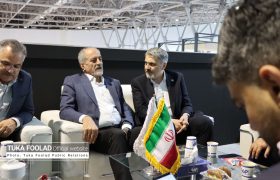 دیدار رئیس انجمن تولیدکنندگان فولاد ایران و مدیرعامل گروه سرمایه‌گذاری توکافولاد