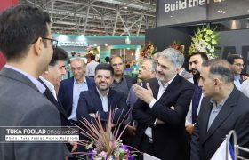 بازدید مدیرعامل هلدینگ و جمعی از مدیران عامل شرکت‌های توکافولاد از نمایشگاه متالکس اصفهان
