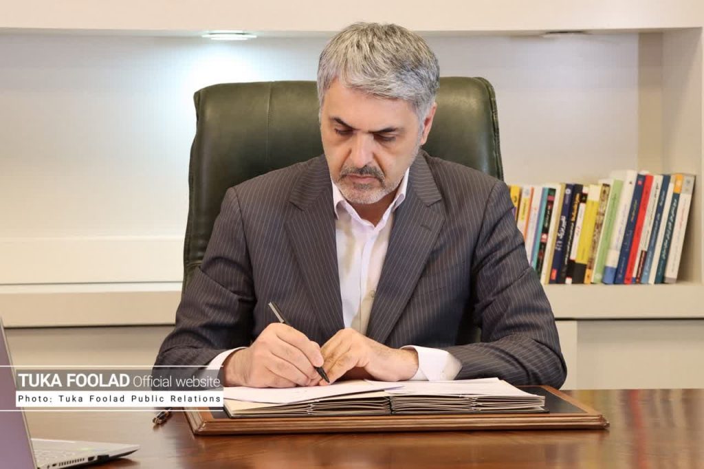 احمدرضا سبزواری مدیرعامل گروه سرمایه گذاری توکا فولاد