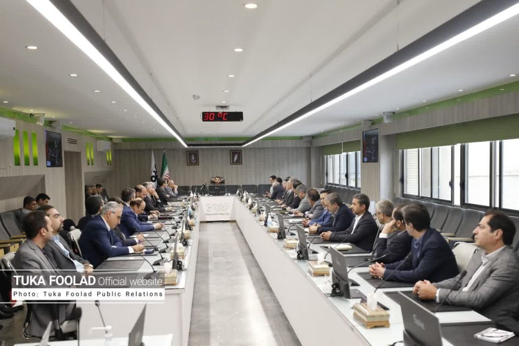 دیدار نوروزی گروه سرمایه‌گذاری توکافولاد با مدیرعامل فولاد مبارکه