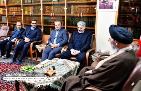 دیدار مدیرعامل گروه سرمایه‌گذاری توکافولاد با نماینده ولی‌فقیه در استان و امام‌جمعه شهر اصفهان