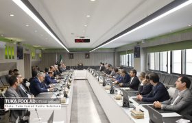 دیدار نوروزی گروه سرمایه‌گذاری توکافولاد با مدیرعامل فولاد مبارکه