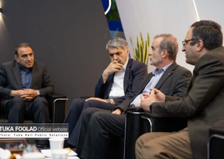 بازدید مدیرعامل گروه سرمایه‌گذاری توکافولاد از یازدهمین نمایشگاه بین‌المللی حمل‌ونقل ریلی