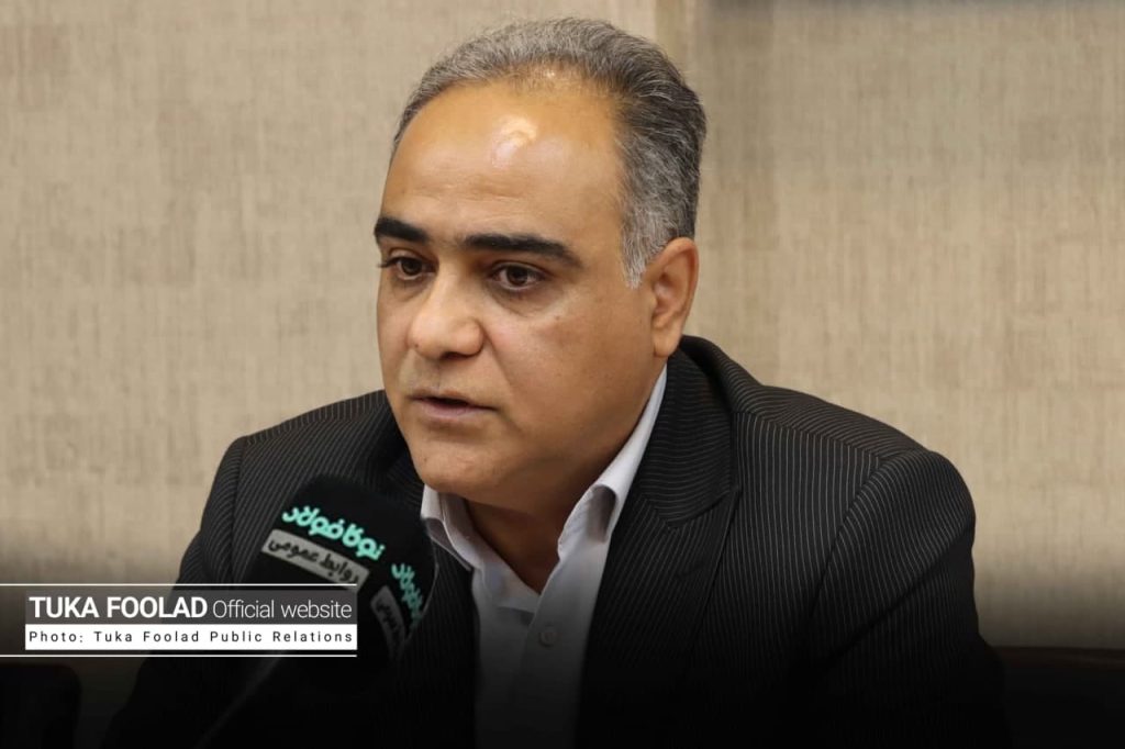 مهرداد روشن مدیرعامل شرکت توکا کشش