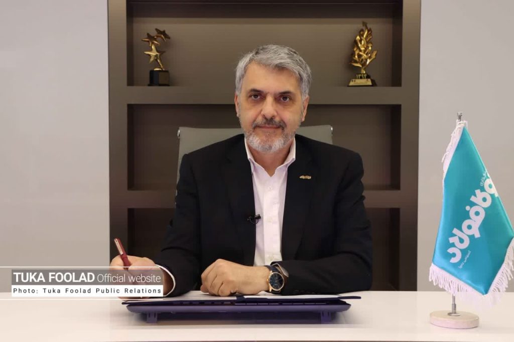 احمد رضا سبزواری مدیرعامل گروه سرمایه گذاری توکافولاد